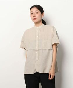 「BEAMS BOY」 半袖ブラウス ONE SIZE ナチュラル レディース