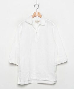 「The DUFFER of ST.GEORGE」 7分袖シャツ SMALL ホワイト メンズ