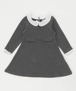 「B:MING by BEAMS」 「KIDS」長袖ワンピース 110 チャコールグレー キッズ