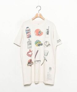「THEATRE PRODUCTS」 半袖Tシャツ「JURASSIC WORLDコラボ」 X-LARGE アイボリー レディース