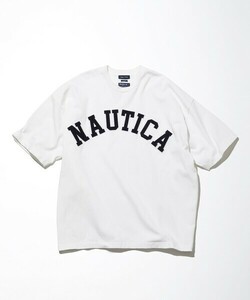 「NAUTICA」 半袖Tシャツ SMALL ホワイト メンズ