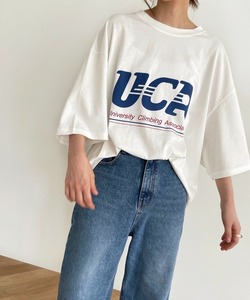 「CANAL JEAN」 「El mar」半袖Tシャツ ONE SIZE ホワイト レディース