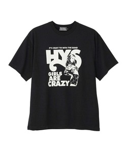 「HYSTERIC GLAMOUR」 半袖Tシャツ MEDIUM ブラック メンズ