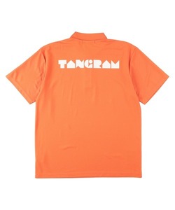 「TANGRAM」 半袖ポロシャツ S オレンジ メンズ