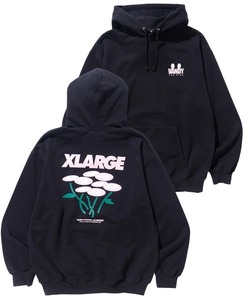 「XLARGE」 プルオーバーパーカー LARGE ブラック メンズ