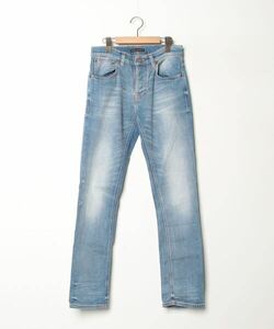 「Nudie Jeans」 加工デニムパンツ 30inch ライトブルー メンズ