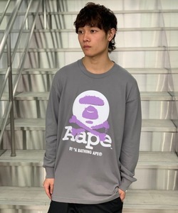 「AAPE BY A BATHING APE」 長袖Tシャツ SMALL グレー系その他2 メンズ