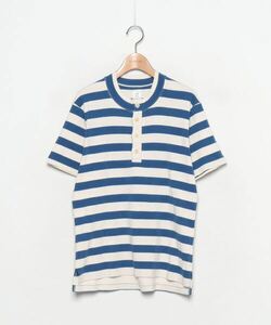 「ANATOMICA」 ボーダー柄半袖カットソー X-SMALL ブルー レディース