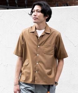 「URBAN RESEARCH ROSSO MEN」 半袖シャツ MEDIUM ブラウン メンズ