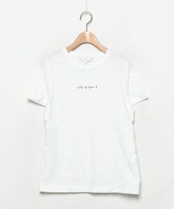 「To b. by agnes b.」 ワンポイント半袖Tシャツ 38 ホワイト レディース