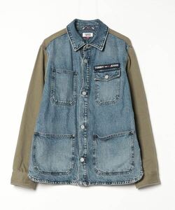 「TOMMY JEANS」 デニムジャケット MEDIUM ブルー メンズ