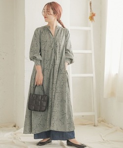 「ITEMS URBANRESEARCH」 長袖ワンピース FREE ミント レディース