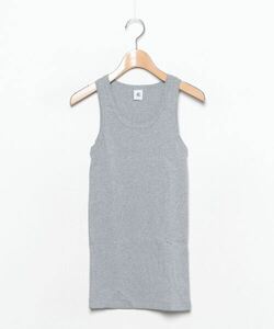 「PETIT BATEAU」 ノースリーブトップス S グレー レディース_画像1