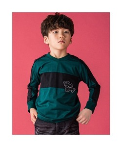 「WASK」 「KIDS」長袖カットソー 150 グリーン キッズ