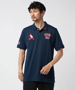 「BEAMS GOLF」 半袖ポロシャツ X-LARGE ネイビー メンズ