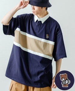 「SIDEWAY STANCE」 半袖ポロシャツ X-LARGE ブルー系その他 メンズ