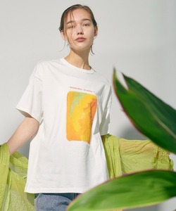 「PUBLIC TOKYO」 半袖Tシャツ FREE オレンジ レディース