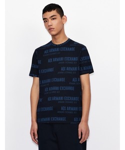 「ARMANI EXCHANGE」 半袖Tシャツ SMALL ネイビー メンズ