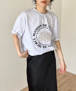 「wee9s」 半袖Tシャツ FREE グレー レディース