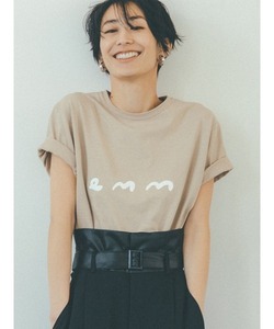 「emmi」 半袖Tシャツ FREE ベージュ レディース