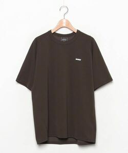 「F.C.R.B.」 ワンポイント半袖Tシャツ L ブラウン メンズ_画像1