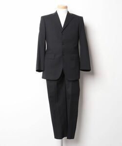 「VISARUNO」 ストライプ柄スーツ - ブラック メンズ