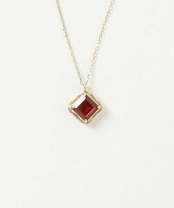 「Jewel closet by L&Co.」 ネックレス FREE ワインレッド レディース