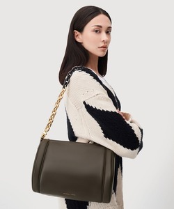 「CHARLES & KEITH」 トートバッグ M ブラウン系その他4 レディース