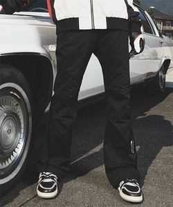 「HARSH AND CRUEL」 ブーツカットパンツ X-LARGE ブラック メンズ