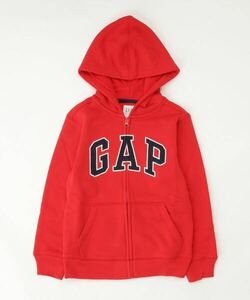 「GAP」 「KIDS」ジップアップパーカー X-LARGE レッド キッズ