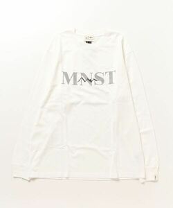 「MANASTASH」 長袖Tシャツ M ホワイト メンズ