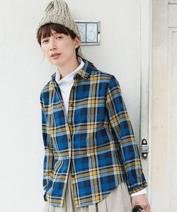 「Sunny clouds」 長袖シャツ LARGE ブルー系その他 レディース