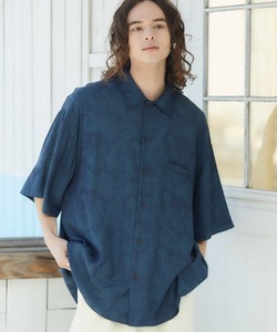 「Casper John」 半袖シャツ LARGE ブルー メンズ