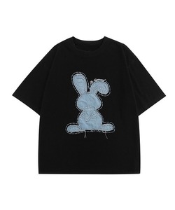 「HOOK」 半袖Tシャツ M ブラック系その他 メンズ