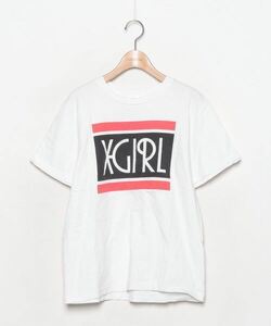 「X-girl」 半袖Tシャツ ONE SIZE ホワイト レディース