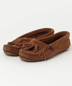 「Minnetonka」 モカシンシューズ 5.5 ブラウン レディース