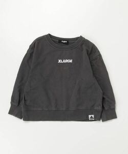 「XLARGE」 「KIDS」ワンポイント長袖カットソー 100 グレー キッズ