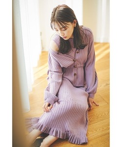 「WILLSELECTION」 コンビワンピース MEDIUM ラベンダー レディース