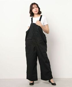 「BEAMS BOY」 オーバーオール ONE SIZE ブラック レディース