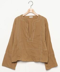 「Steven Alan」 長袖ブラウス MEDIUM ブラウン レディース_画像1