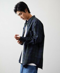 「FREAK'S STORE」 半袖シャツ MEDIUM ブルー メンズ