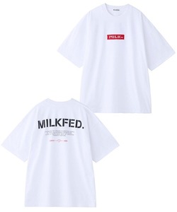 「MILKFED.」 半袖Tシャツ ONE SIZE レッド レディース_画像1