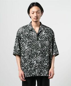 「BEAMS」 半袖シャツ LARGE ダークグリーン メンズ_画像1