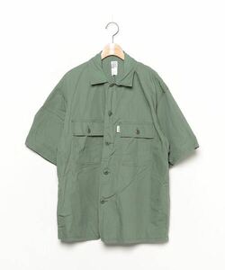 「GUNG HO」 半袖シャツ LARGE モスグリーン メンズ