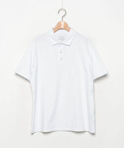「URBAN RESEARCH ROSSO MEN」 半袖ポロシャツ MEDIUM ホワイト メンズ