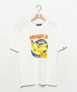 「MISHKA」 半袖Tシャツ L ホワイト メンズ