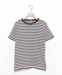 「BEAMS」 ボーダー柄半袖Tシャツ - ピンク メンズ