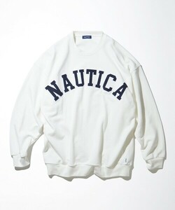 「NAUTICA」 スウェットカットソー X-LARGE ホワイト メンズ_画像1