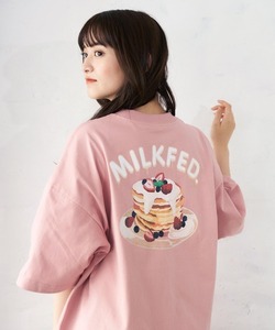 「MILKFED.」 半袖Tシャツ ONE SIZE ライトピンク レディース