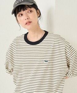 「FREAK'S STORE」 半袖Tシャツ フリ- ベージュ レディース_画像1